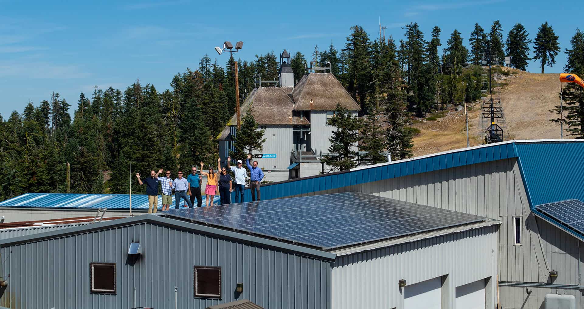 12% of Mt. Ashland's power comes from our solar panels