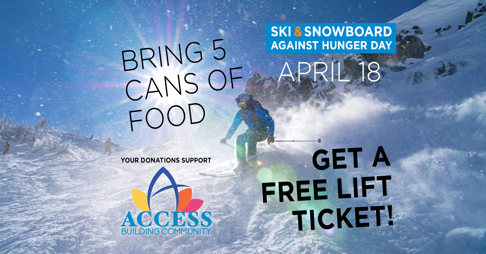 ACCESS Ski & Ride Against Hunger Day