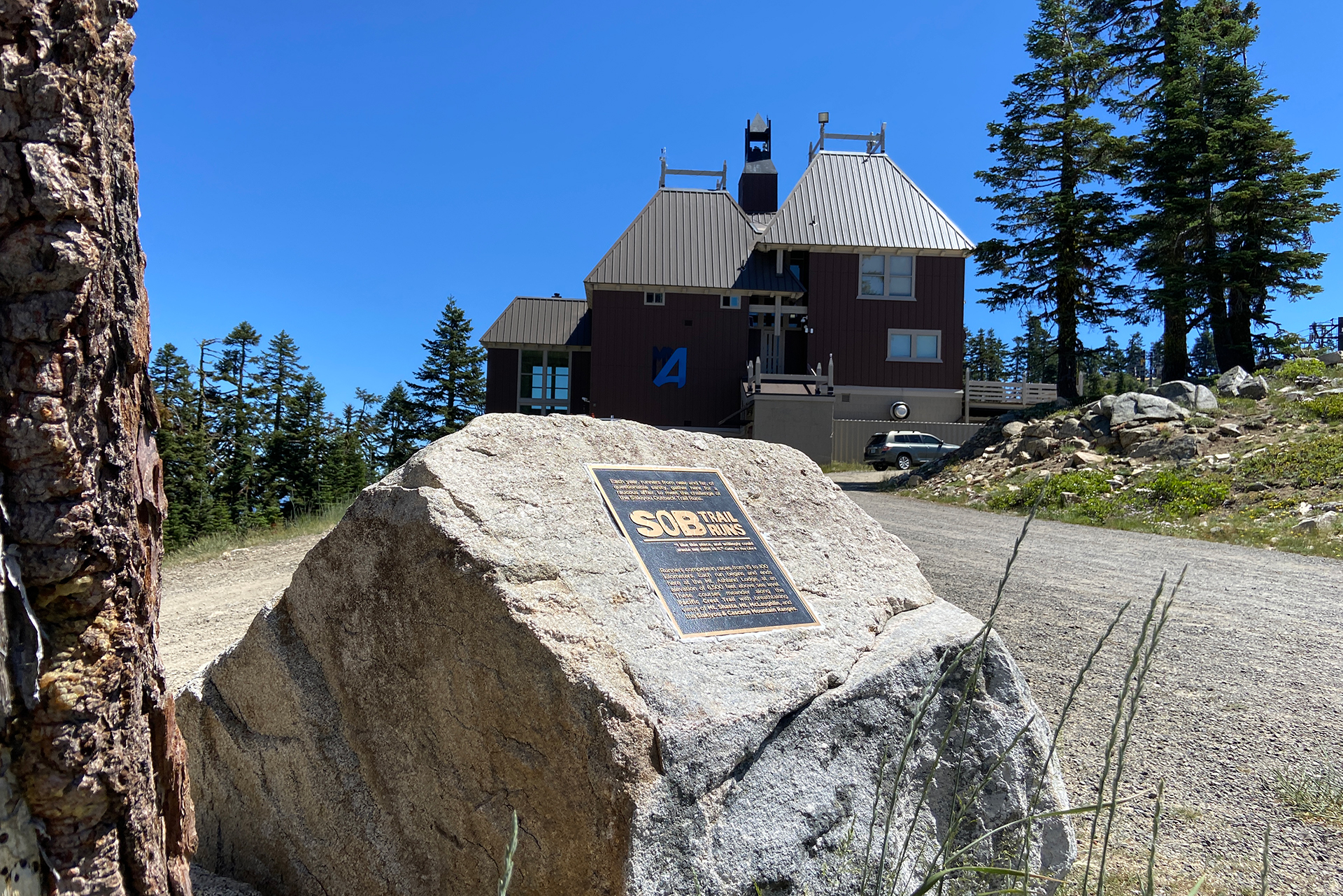 The Siskiyou Out Back plaque at Mt. Ashland