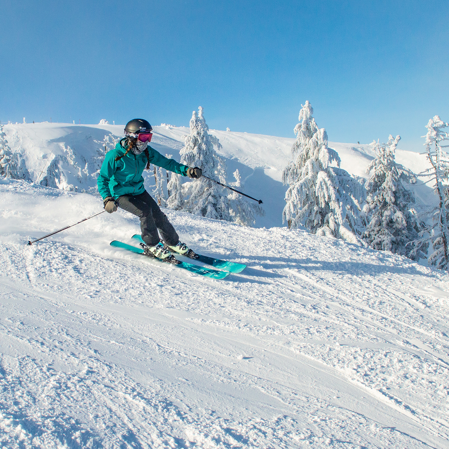 Skiing at Mt. Ashland