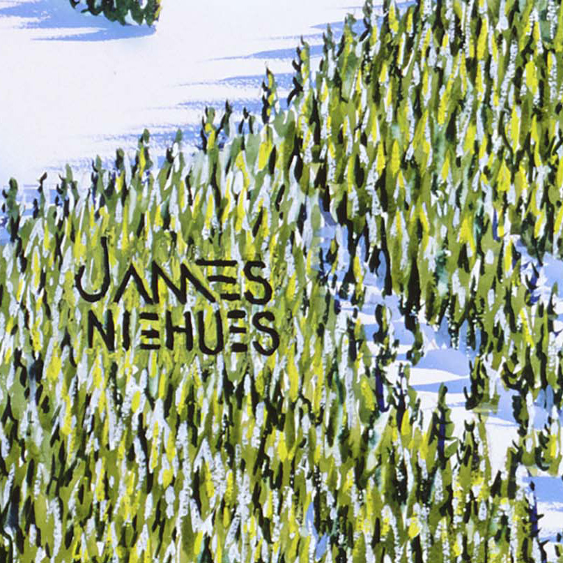 James Niehues' signature closeup from the art Mt. Ashland uses on its trail maps